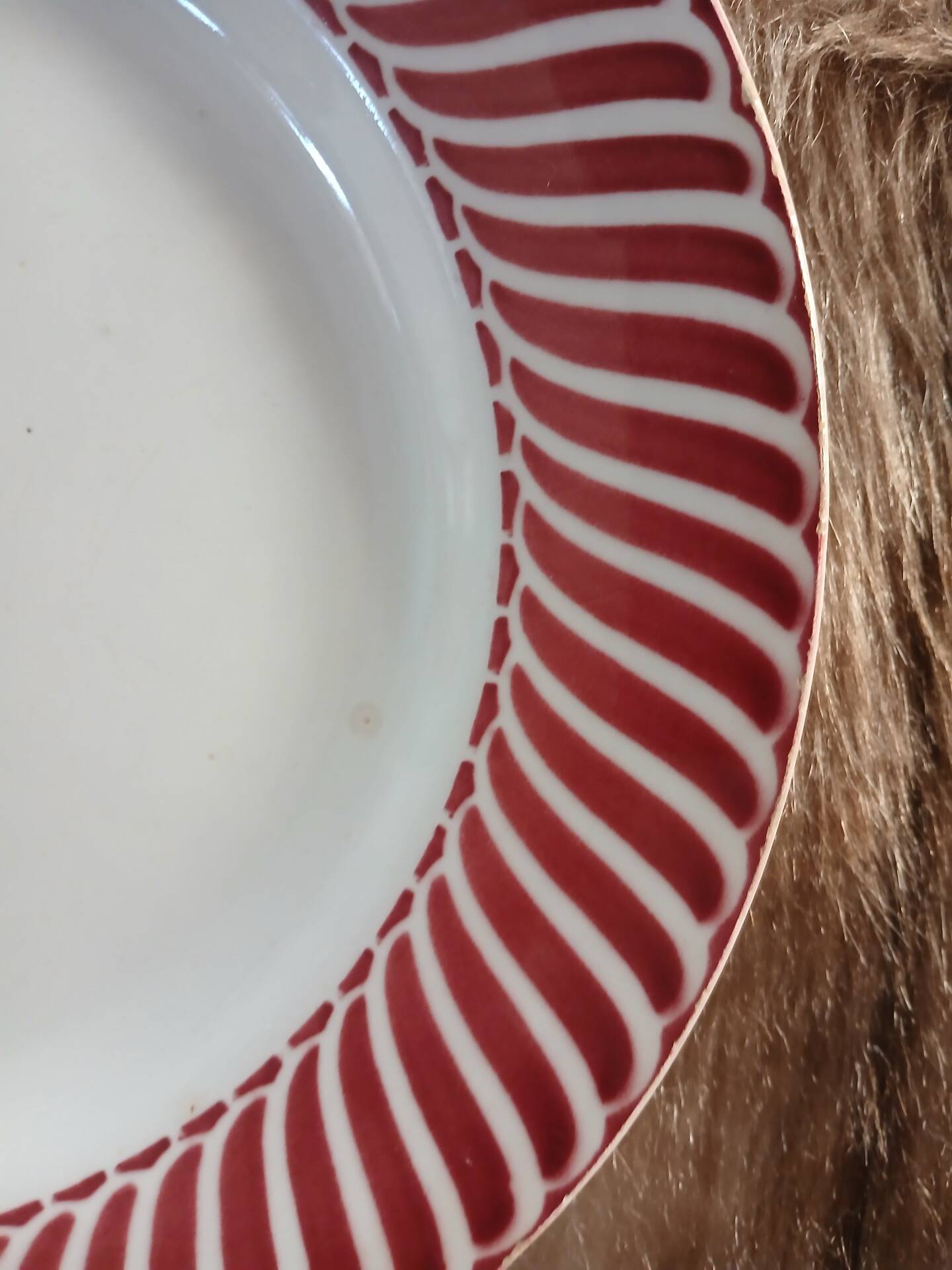 3 antique flat plates from Digoin and Sarreguemines