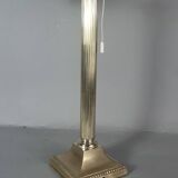 Ancienne lampe style Louis XVI bronze à poser + abat-jour 69 cm S 806