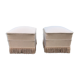 Pair of ottomans