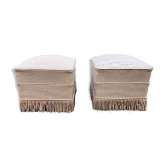 Pair of ottomans