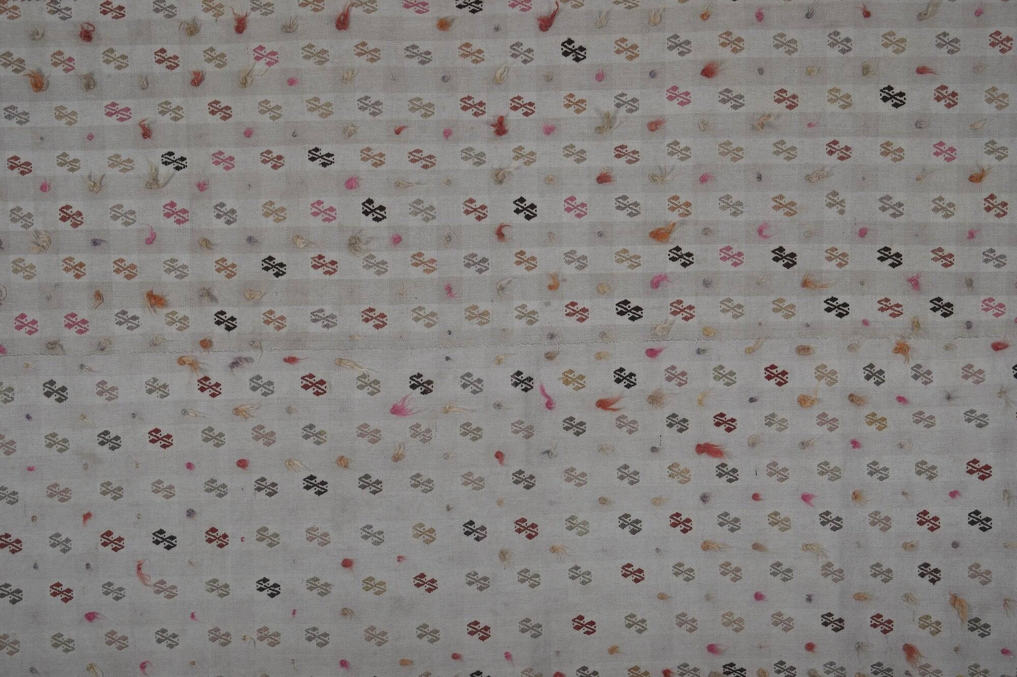 Kilim turc vintage tissé main 144x260 cm