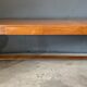 Bureau quatre tiroirs 1960 sur pieds tubulaires chromes
