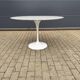 Original Knoll Tulip dining table in Carrara marble (120cm)