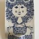 Scandinavian ceramic wall candleholder from Bjorn Wiinblad Denmark 60