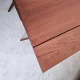 Teak liftable coffee table, Denmark - 1960