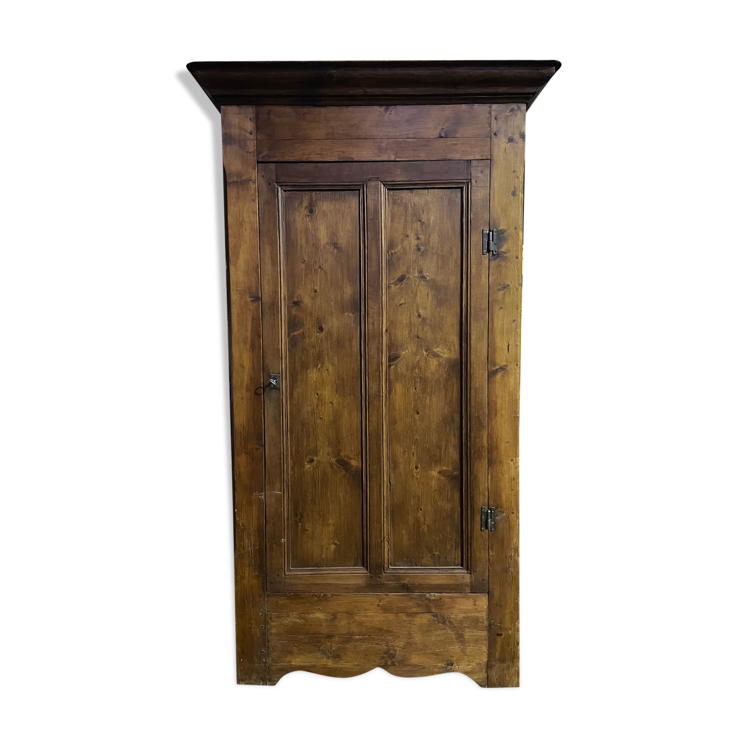 Bonnetière - Armoire parisienne en sapin 19eme