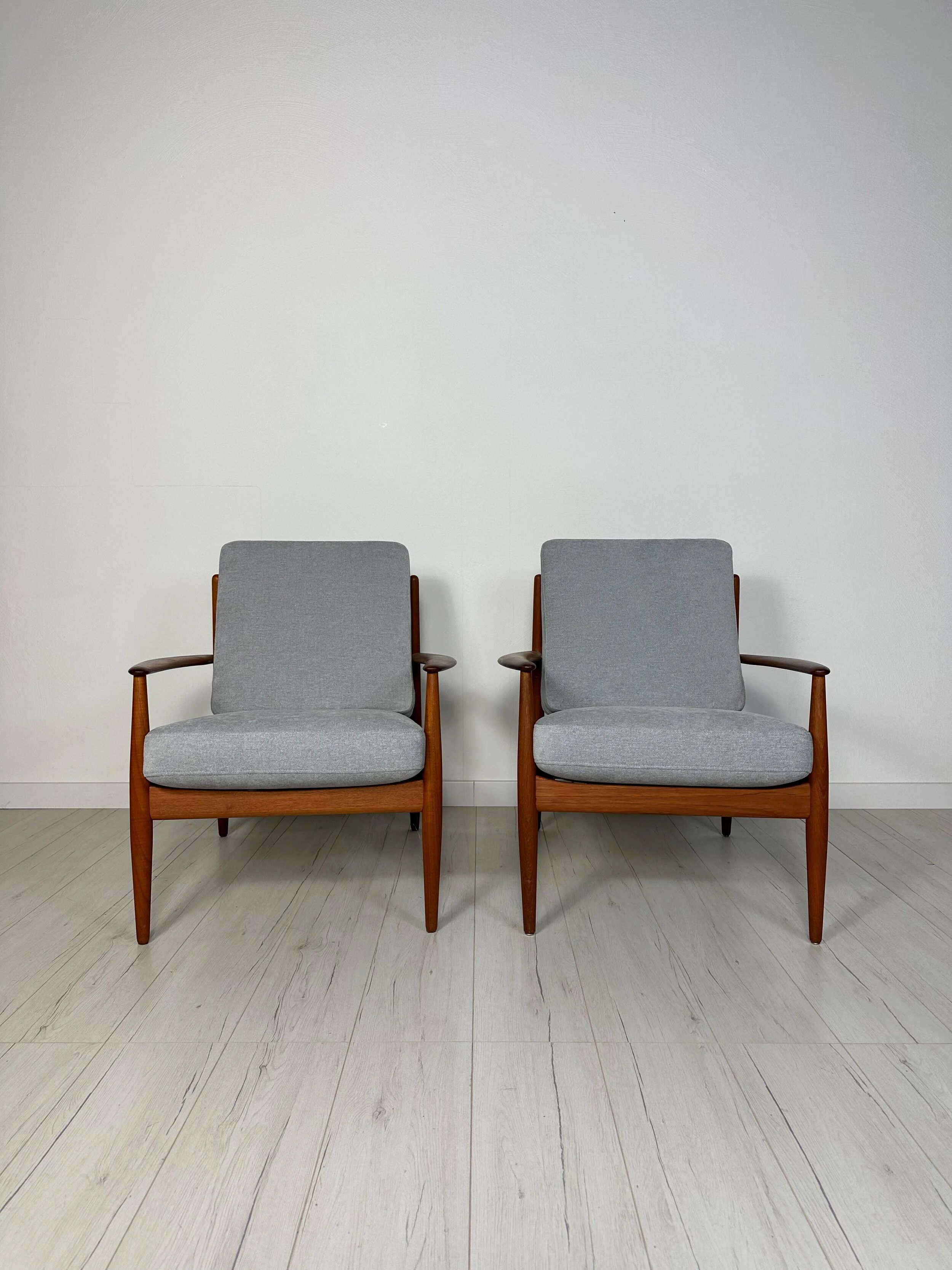1950s Vintage Danish Teak Armchair by Grete Jalk for France & Daverkosen
