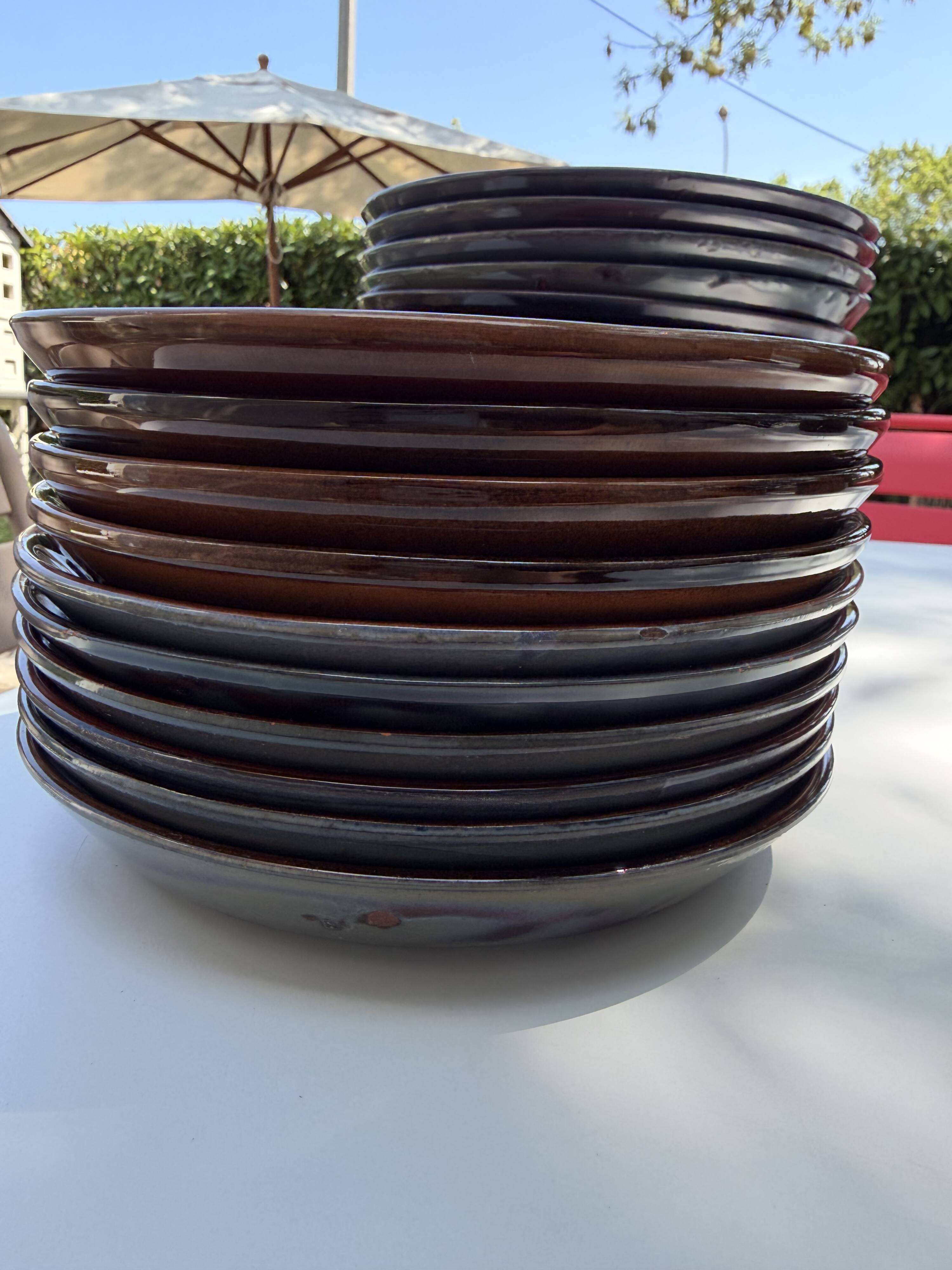 Ceramic plate Gérard Hofman