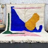 Tapis berbere fait main traditionnelle taille 150 x 250 cm