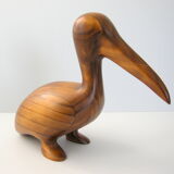 Vintage teak bird 1960