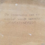 Dutch dining chair by Louis van Teeffelen for WéBé, 1950