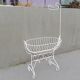 Wrought iron baby bed