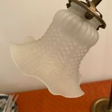 Antique tulip lamp