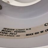 Smaller “slim” hanging lamp from Danish Design Light 1980s.