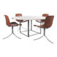 PK-54 Scandinavian dining table by Poul Kjaerholm for E. Kold Christense