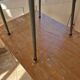 Child's desk with chair in its original condition.