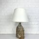 Large Haico Nitzsche ceramic table lamp for Søholm Stentøj, Denmark 1970s