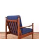Fauteuil de salon danois du milieu du siècle, années 1960.