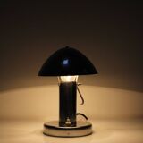 Art Deco Chrome "Mushroom" Table Lamp, Czechoslovakia, 1930s