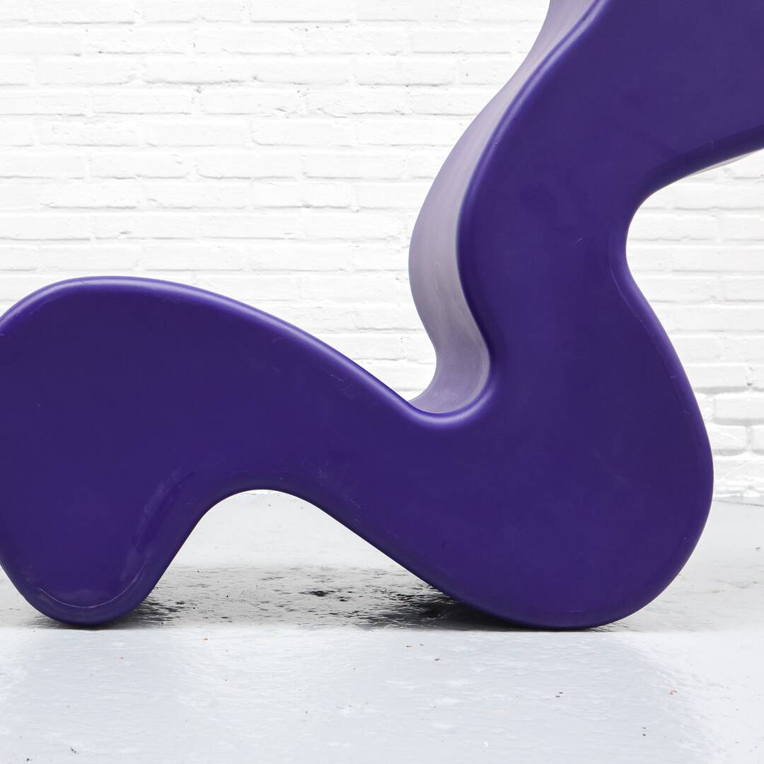 Chaise Purple Phantom de Verner Panton pour Innovation