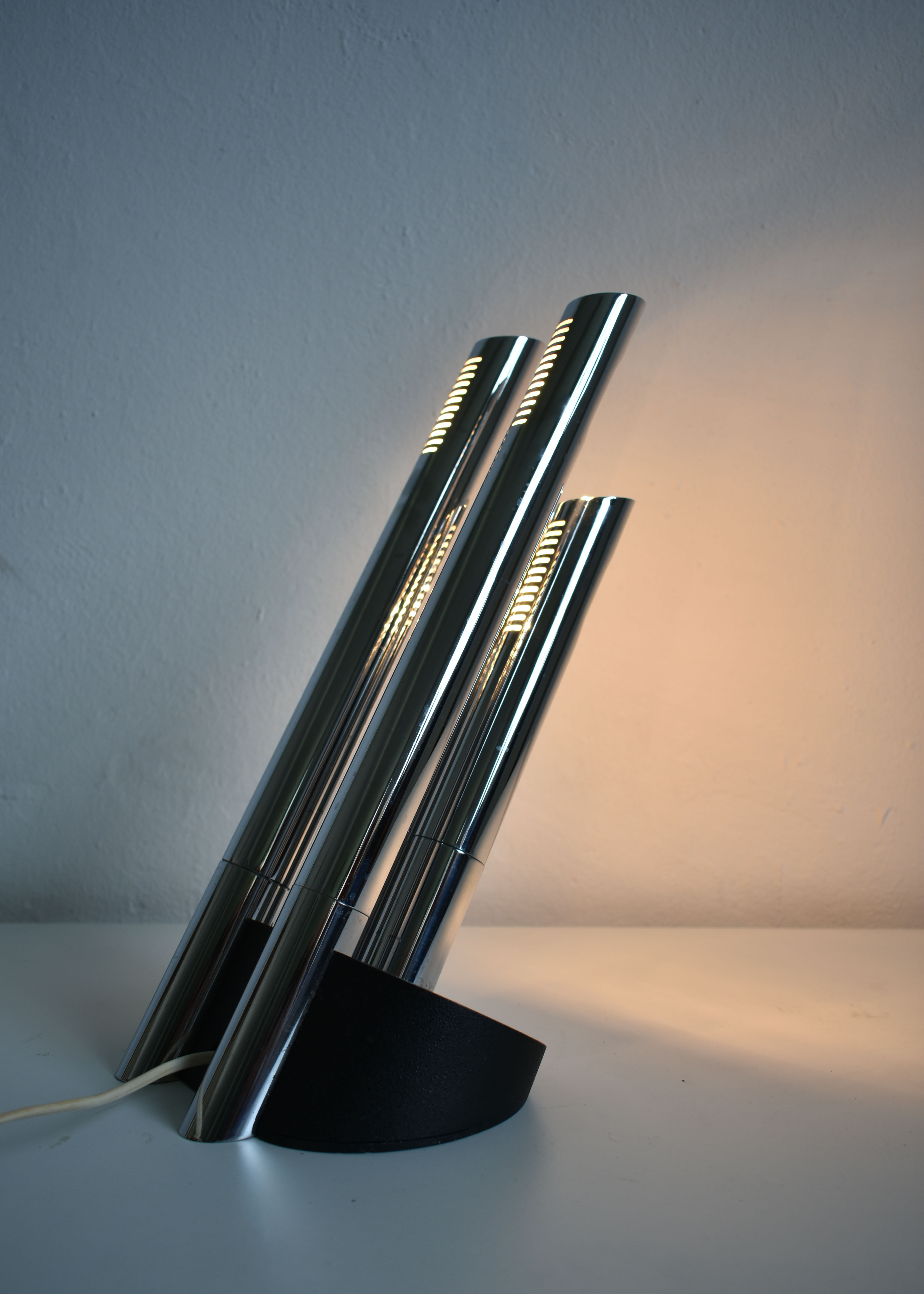Table lamp designed by Mario Faggian Model T443, produced by Luci, Italy 1970s