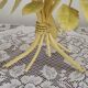Large Vintage French FloralThree Arm Candelabra – Tied Bouquet Style