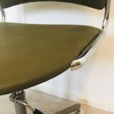 Vintage Olive Office chair by Kovona K 107 from Czechoslovakia 1970’s