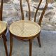 2 bistro chairs curved wood 1960 Restaurant cafe chairs french