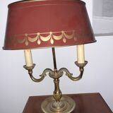 Solid bronze hot water bottle lamp