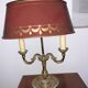 Solid bronze hot water bottle lamp