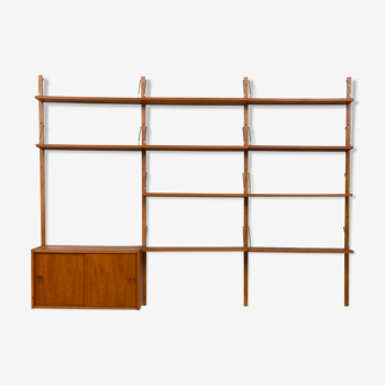 Poul Cadovius teak wall unit, Denmark, 60s