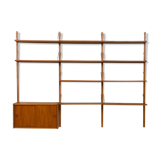 Poul Cadovius teak wall unit, Denmark, 60s