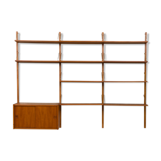 Poul Cadovius teak wall unit, Denmark, 60s