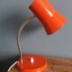Lampe de bureau flexible années 70 orange
