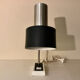 Lampe de table noire vintage sis, Modèle 861