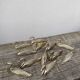 12 duck knife holders in silver metal