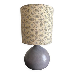 Lampe en céramique bleue