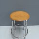 Industrial chrome stool