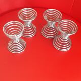 4 design shells in chromed steel