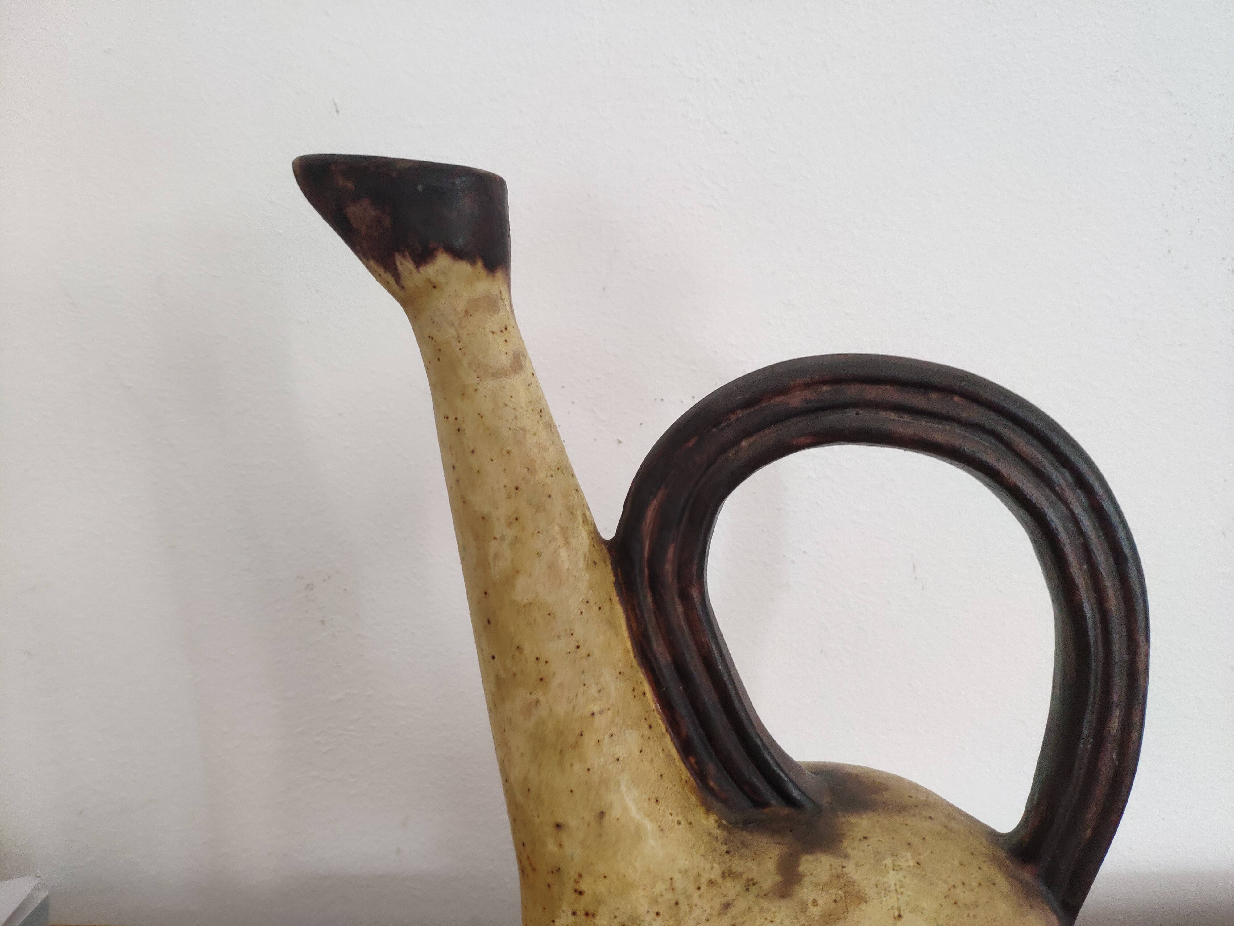 Zoomorphic bird pitcher