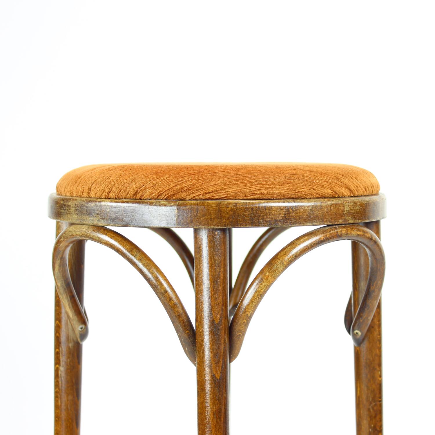 Thonet Design Bentwood Bar Stools No. 73 By Ton