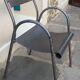 Metal armchair