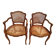 2 cane chairs in Louis XIV style