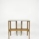 Marble and wood console