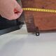 vintage wooden wall shelf Lichtenauer furniture