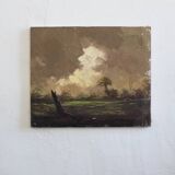 Landscape oil painting on canvas | 1950s