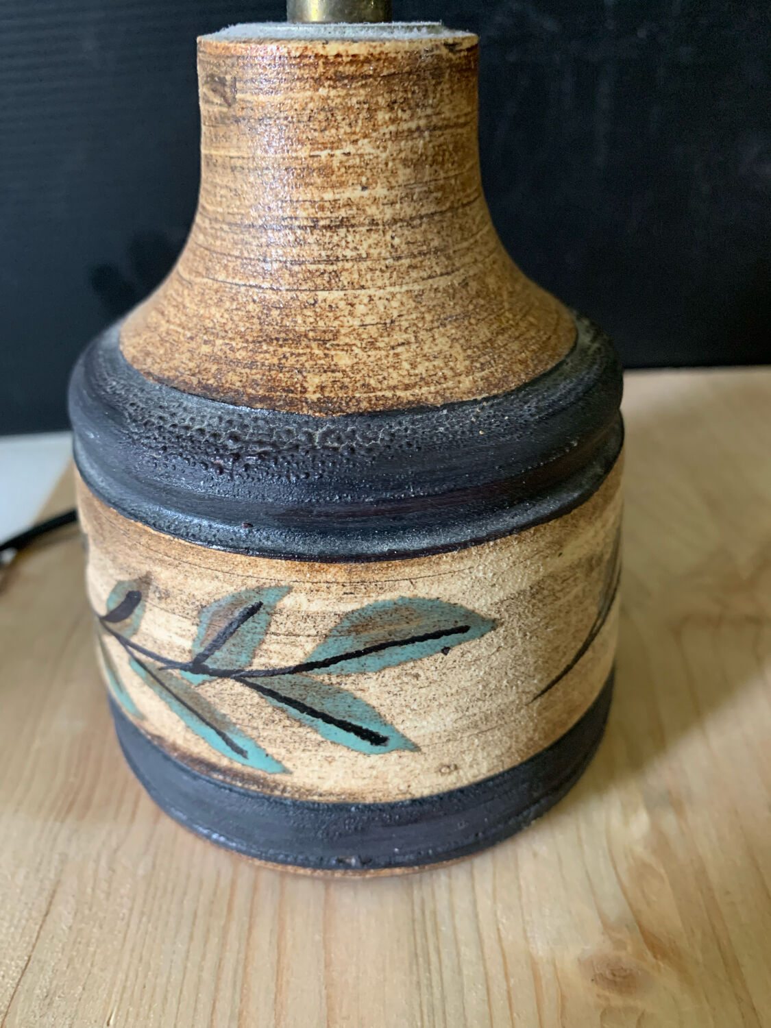Pied de lampe signe Le Trident Vallauris