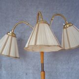 Vintage 3-armed floorlamp, 1940's