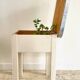 Vintage wooden trunk stool