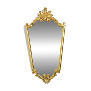 miroir en feuille d'or - baroque
